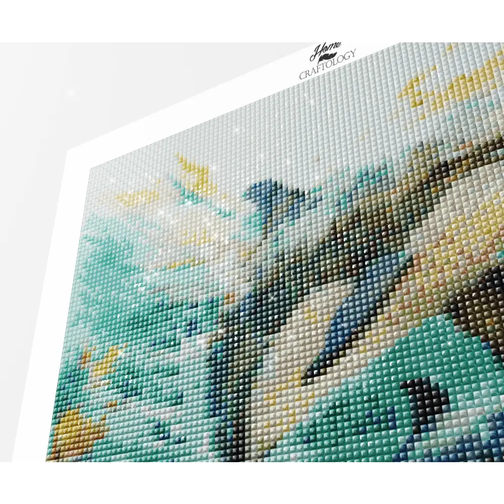 Dolphins - Exclusive Premium Diamond Painting Kit - Diamond Painting Kit