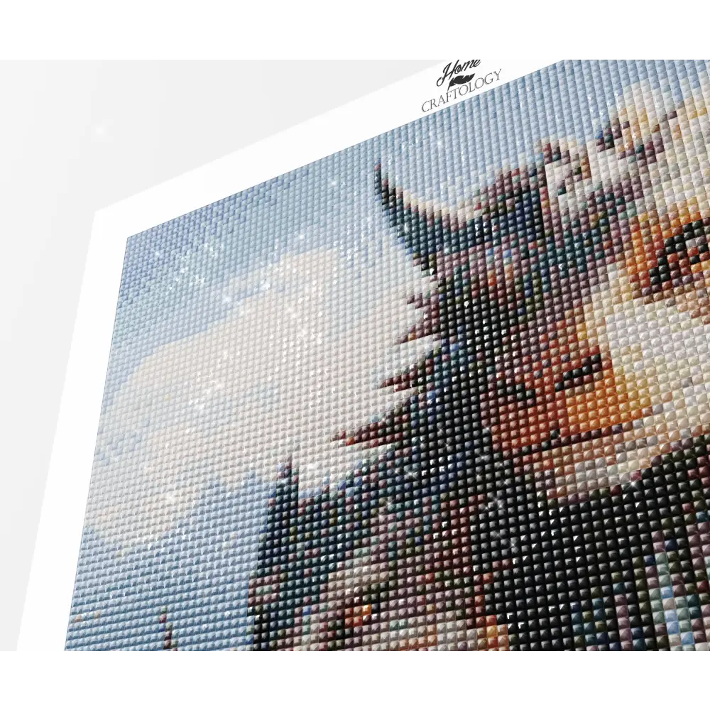 Dragon Family - Exclusive Premium Diamond Painting Kit - Diamond Painting Kit