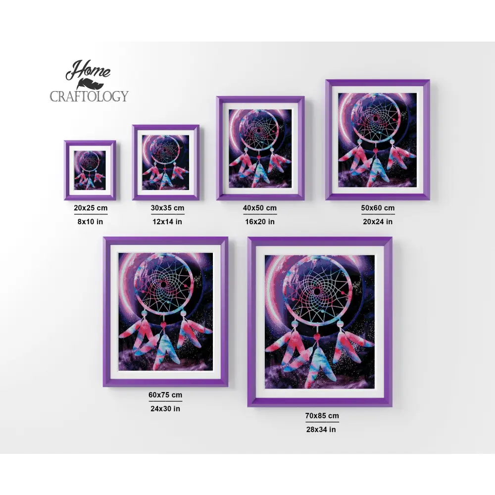 Dreamcatcher Eclipse - Premium Diamond Painting Kit - Diamond Painting Kit