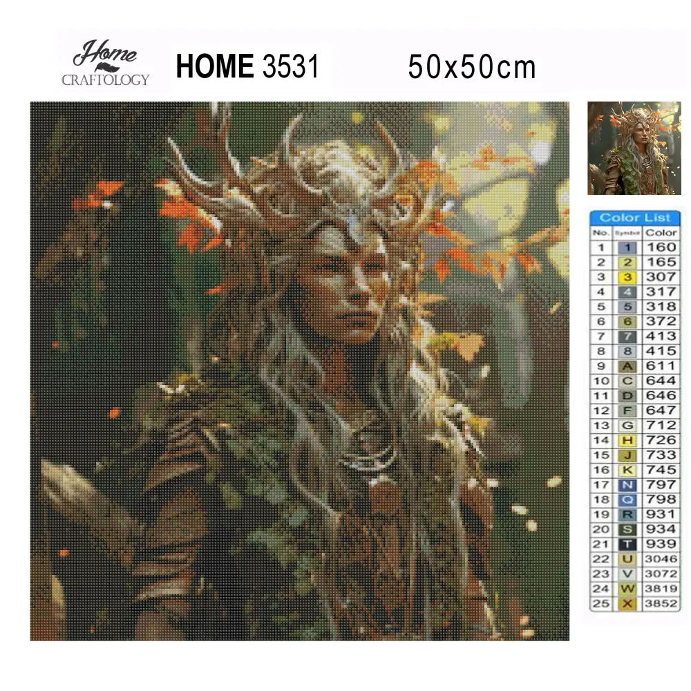 Druid - Exclusive Premium Diamond Painting Kit - Diamond Painting Kit