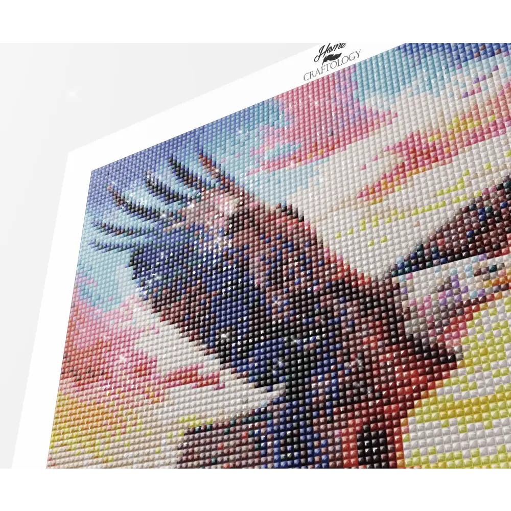 Eagle During Sunset - Exclusive Premium Diamond Painting Kit - Diamond Painting Kit