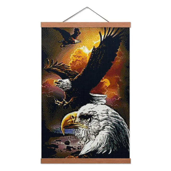 Eagles - Premium Diamond Painting Kit - Diamond Painting Kit
