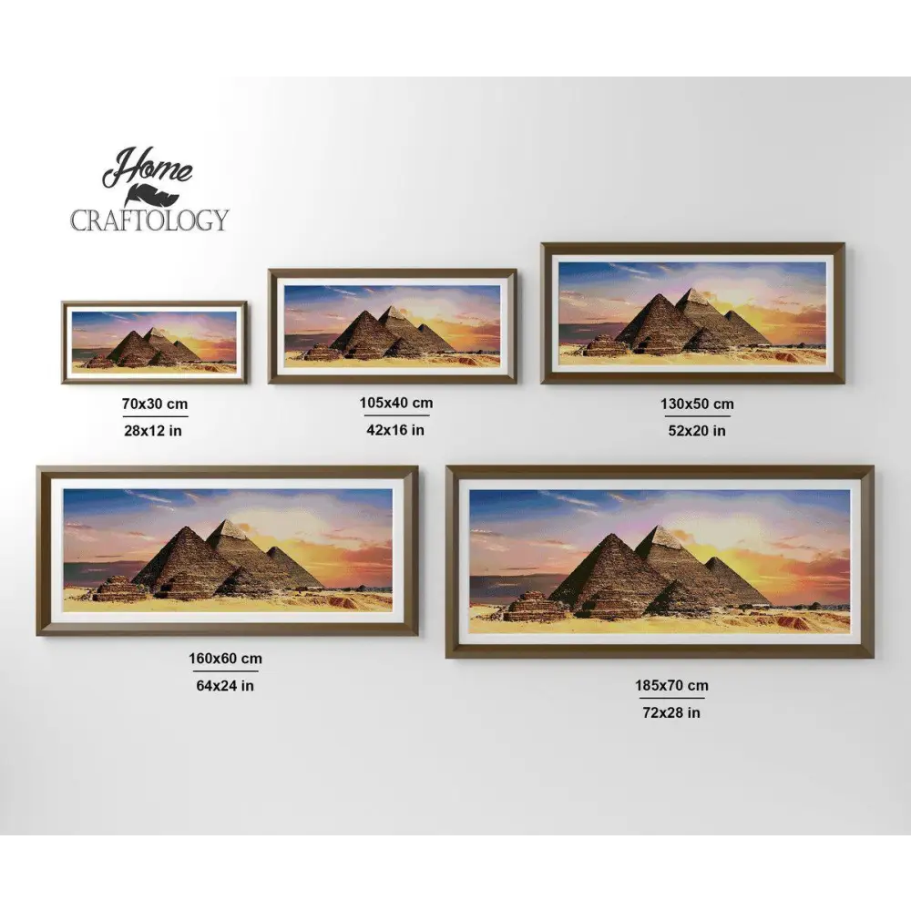 Egyptian Pyramids - Premium Diamond Painting Kit - Diamond Painting Kit