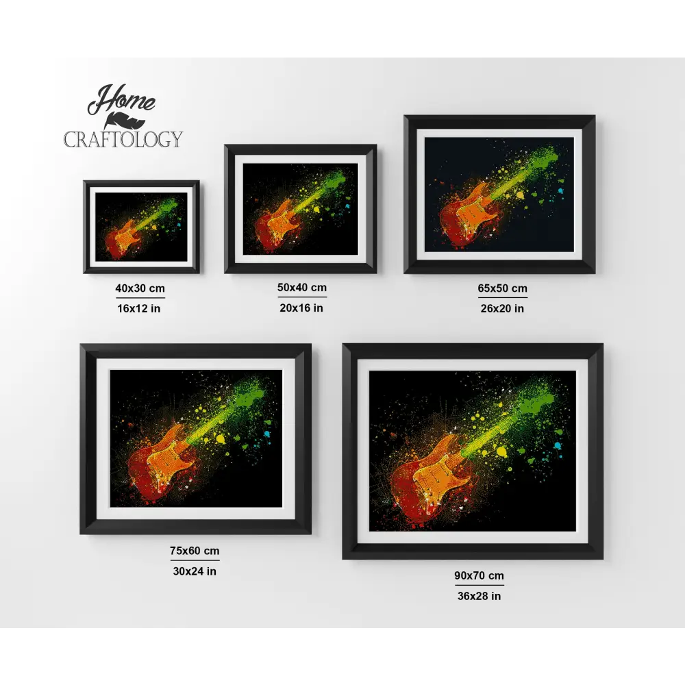 Electric Guitar - Premium Diamond Painting Kit - Diamond Painting Kit