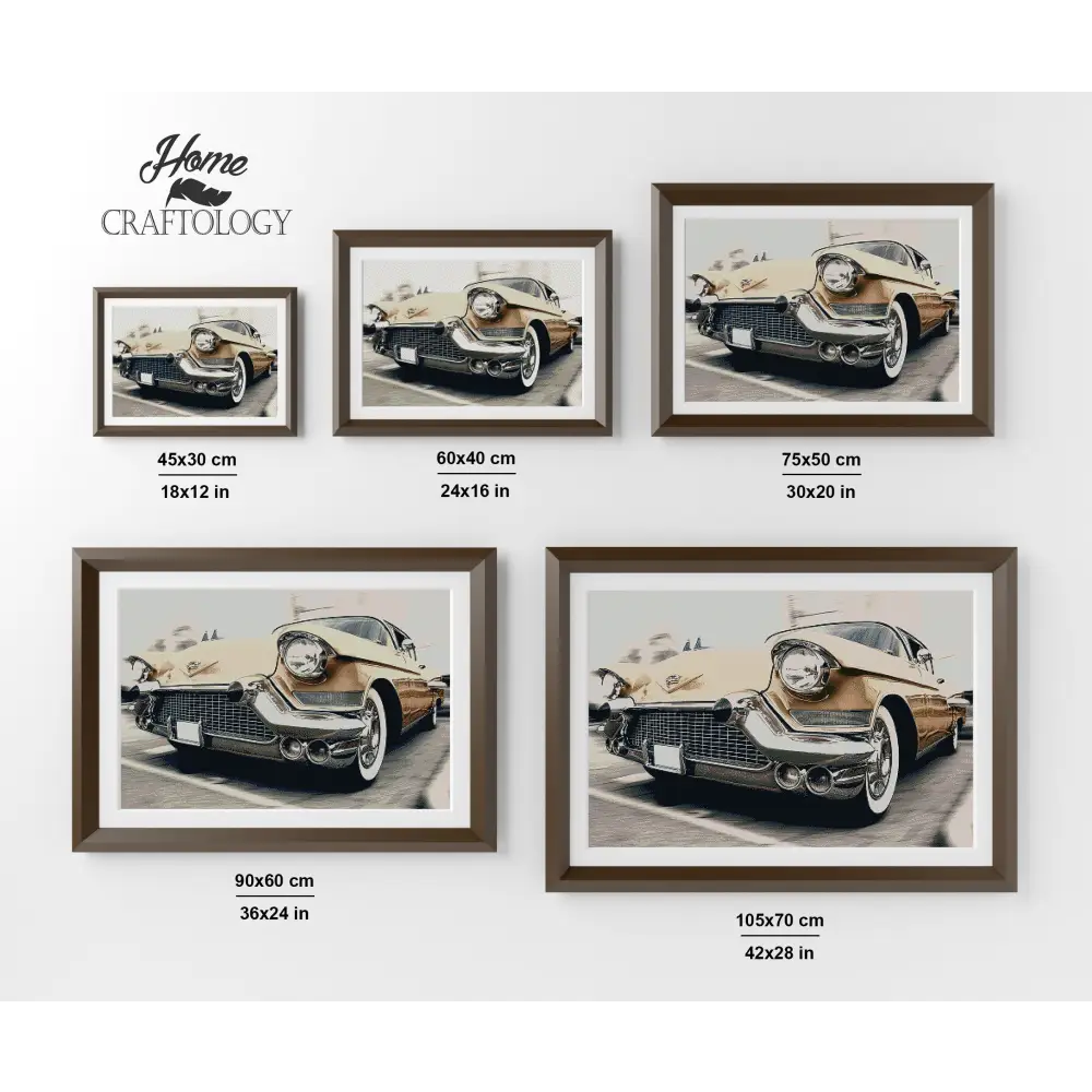 Elegant Vintage Car - Premium Diamond Painting Kit - Diamond Painting Kit