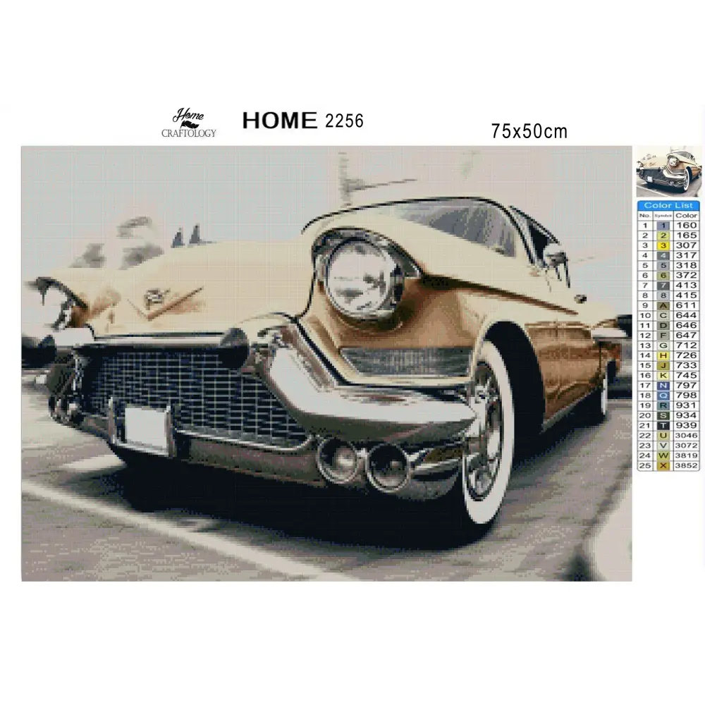 Elegant Vintage Car - Premium Diamond Painting Kit - Diamond Painting Kit