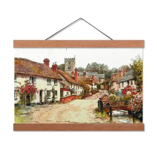 English Village - Premium Diamond Painting Kit - Diamond Painting Kit