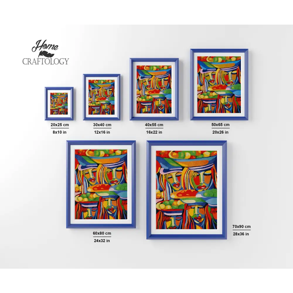 Ethnic Women Painting - Premium Diamond Painting Kit - Diamond Painting Kit