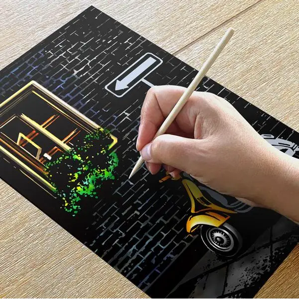 European Holiday Scratch Painting Bundle (A4 Size) - Scratch Painting