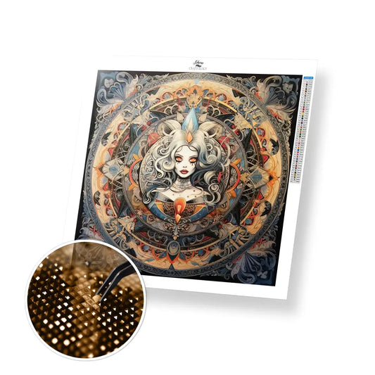 Evil Witch - Exclusive Premium Diamond Painting Kit - 30x30cm / 12x12’’ / Square (Most Popular) - Diamond Painting Kit