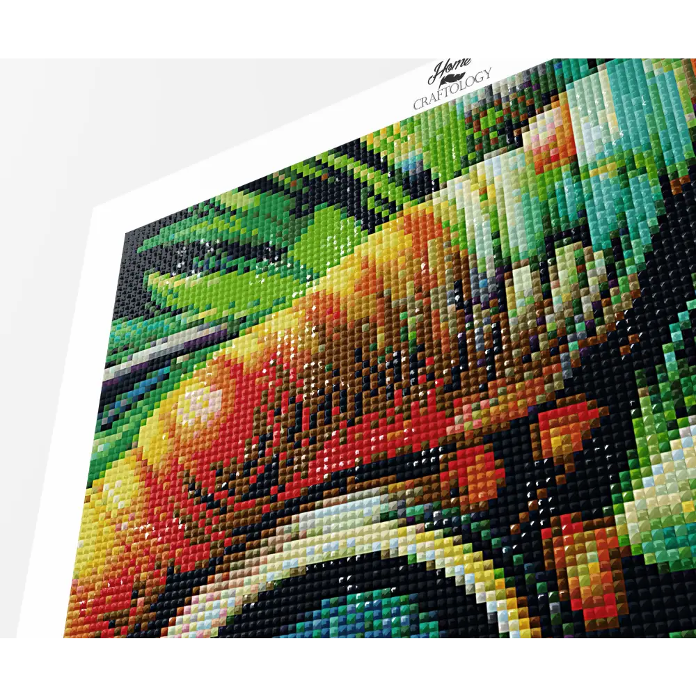 Eye and Feathers - Premium Diamond Painting Kit - Diamond Painting Kit