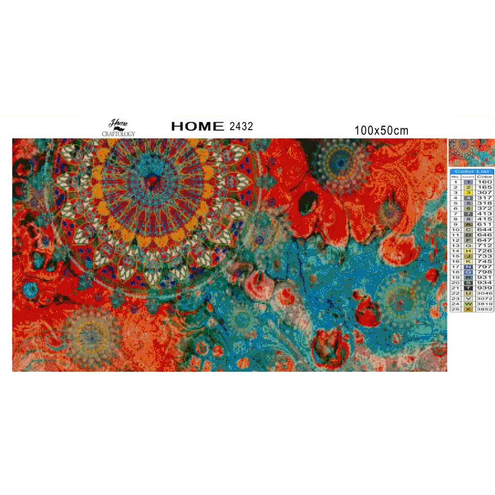 Fabric Mandala - Premium Diamond Painting Kit - Diamond Painting Kit