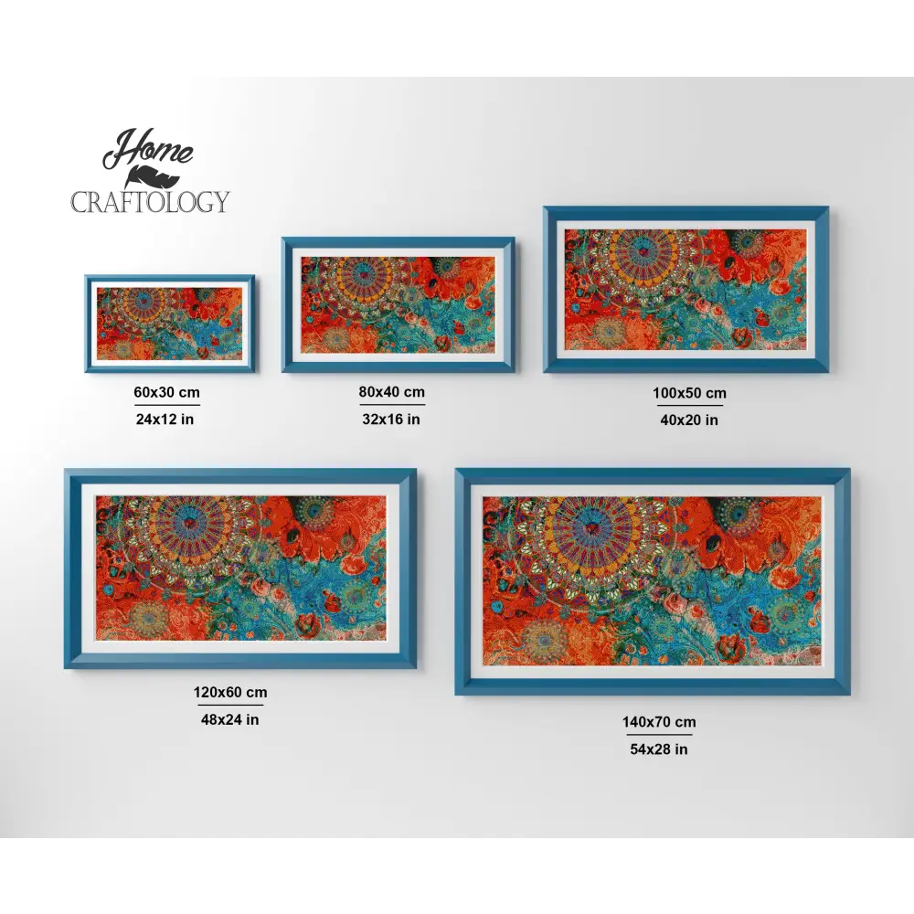 Fabric Mandala - Premium Diamond Painting Kit - Diamond Painting Kit