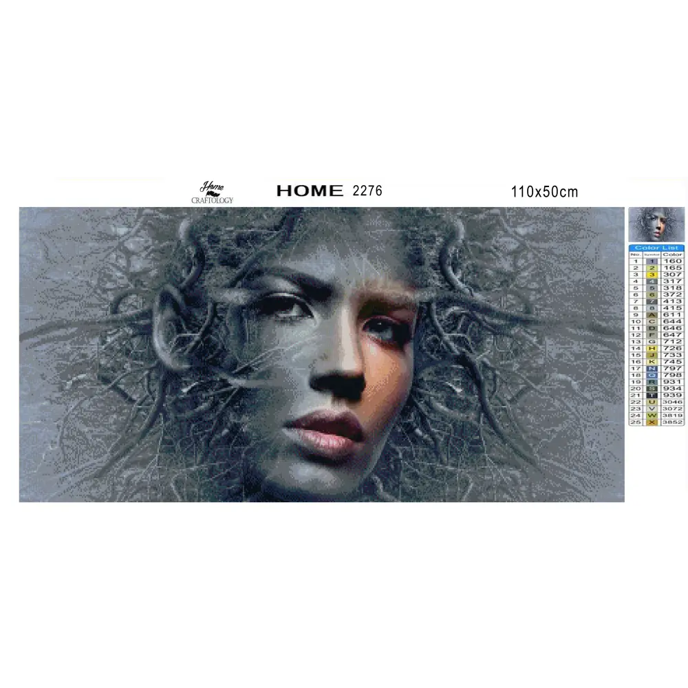 Face on Branches - Premium Diamond Painting Kit - Diamond Painting Kit