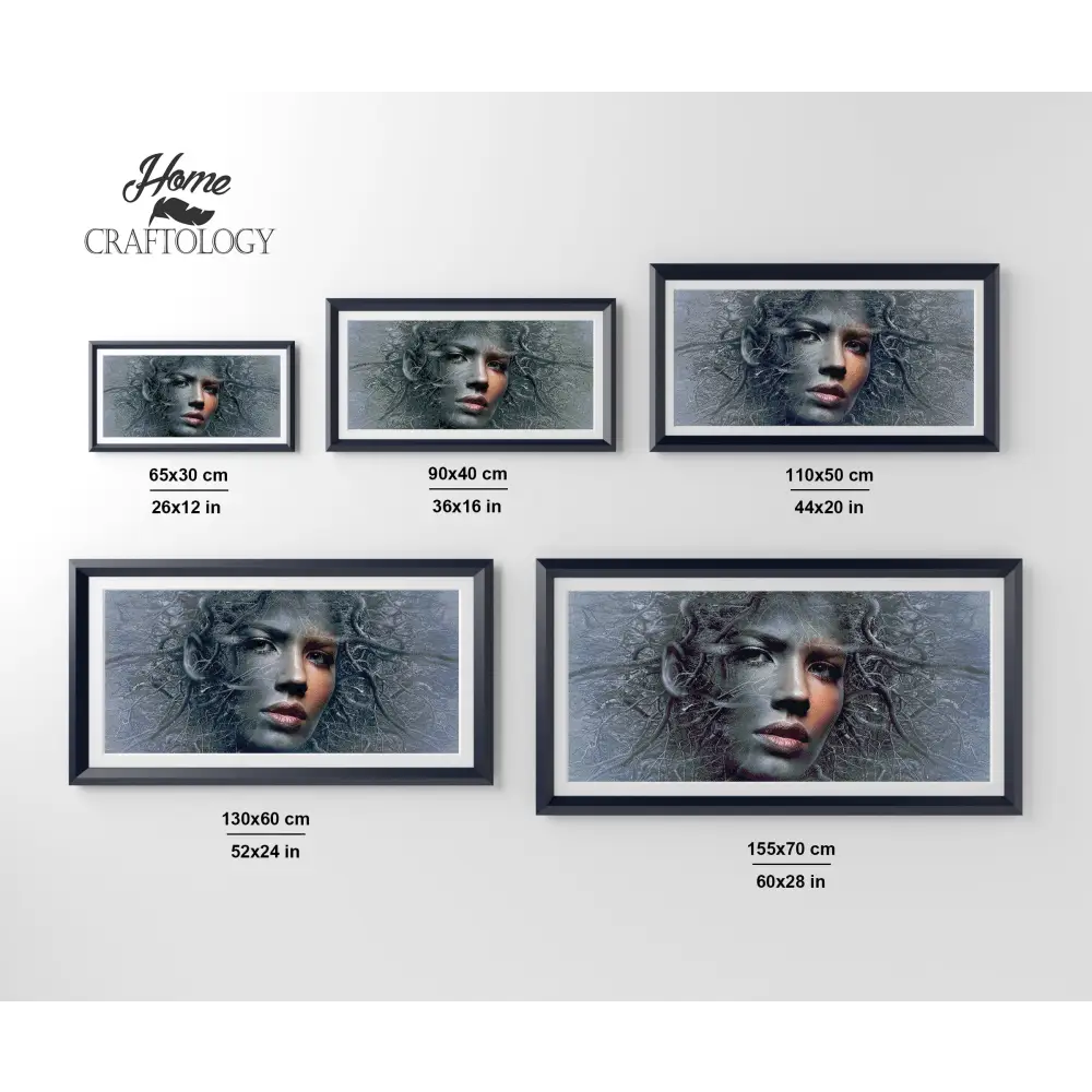 Face on Branches - Premium Diamond Painting Kit - Diamond Painting Kit