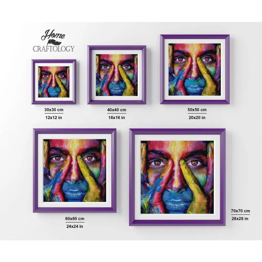 Face Painting - Premium Diamond Painting Kit - Diamond Painting Kit