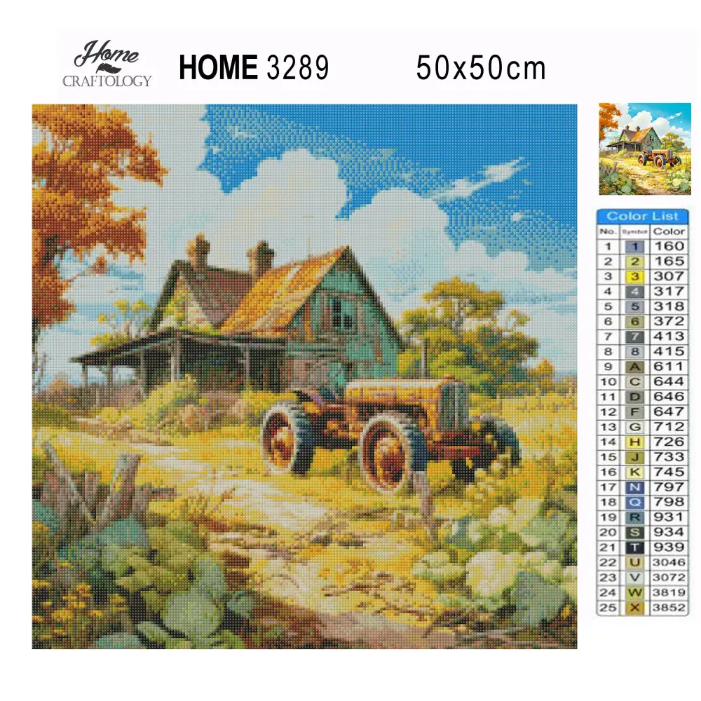 Farm House - Exclusive Premium Diamond Painting Kit - Diamond Painting Kit