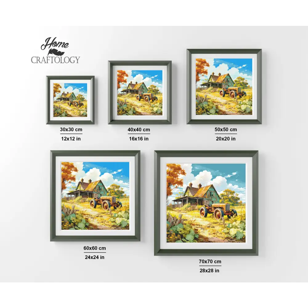Farm House - Exclusive Premium Diamond Painting Kit - Diamond Painting Kit