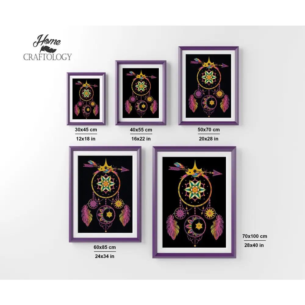 Festive Dreamcatcher - Premium Diamond Painting Kit - Diamond Painting Kit