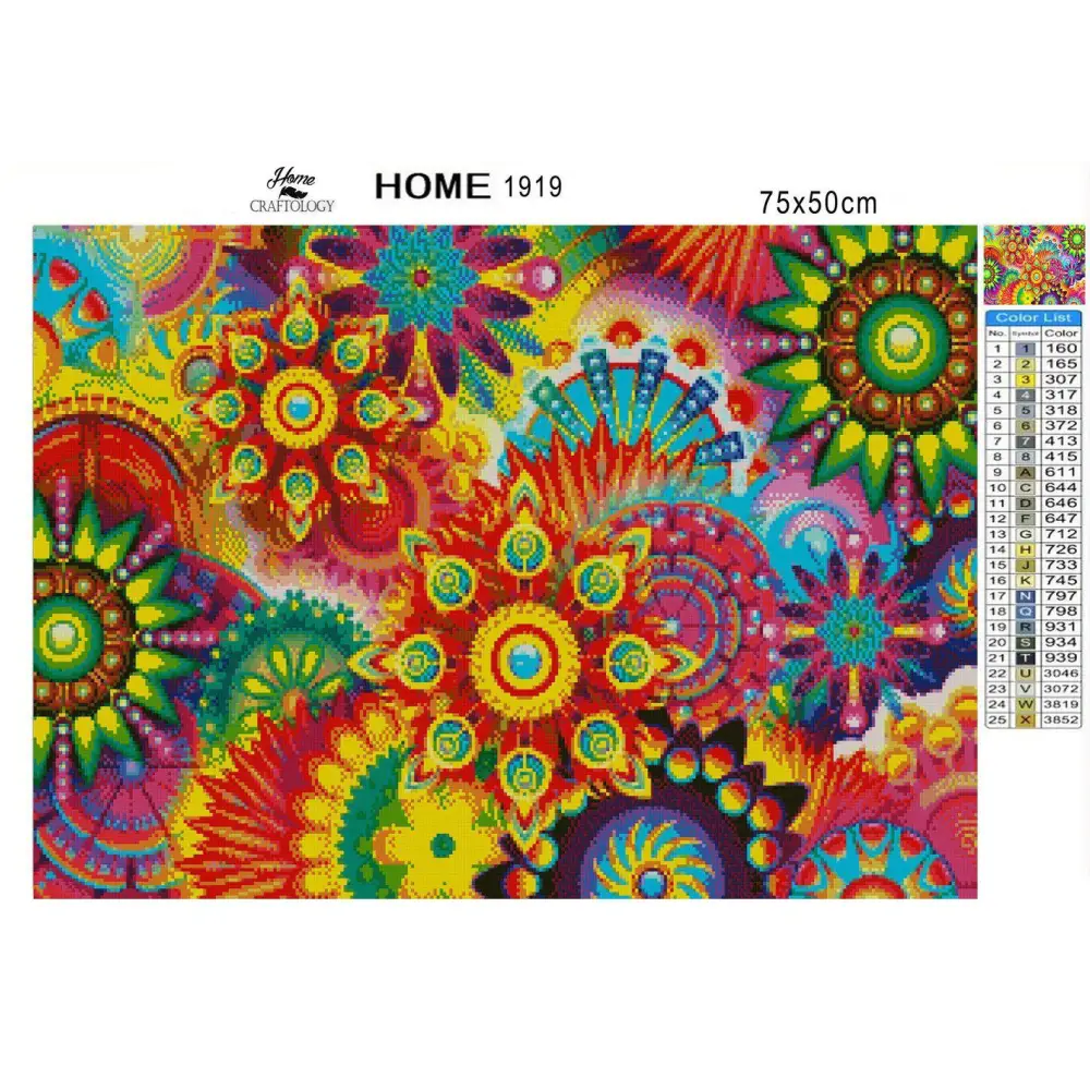 Festive Mandalas - Premium Diamond Painting Kit - Diamond Painting Kit