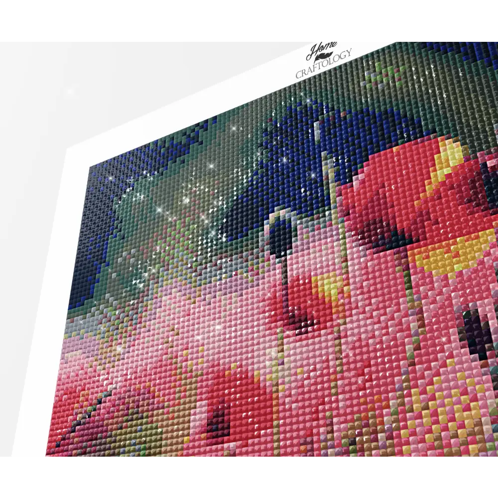 Field of Red Poppies - Premium Diamond Painting Kit - Diamond Painting Kit