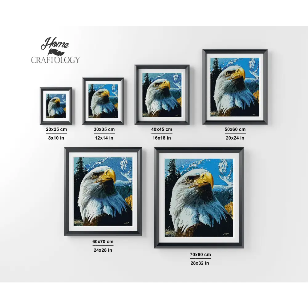 Fierce Eagle - Premium Diamond Painting Kit - Diamond Painting Kit
