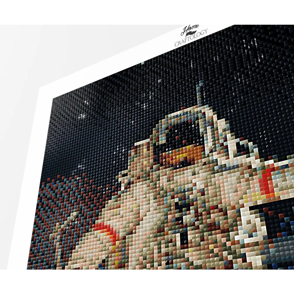 First Man on the Moon - Premium Diamond Painting Kit - Diamond Painting Kit