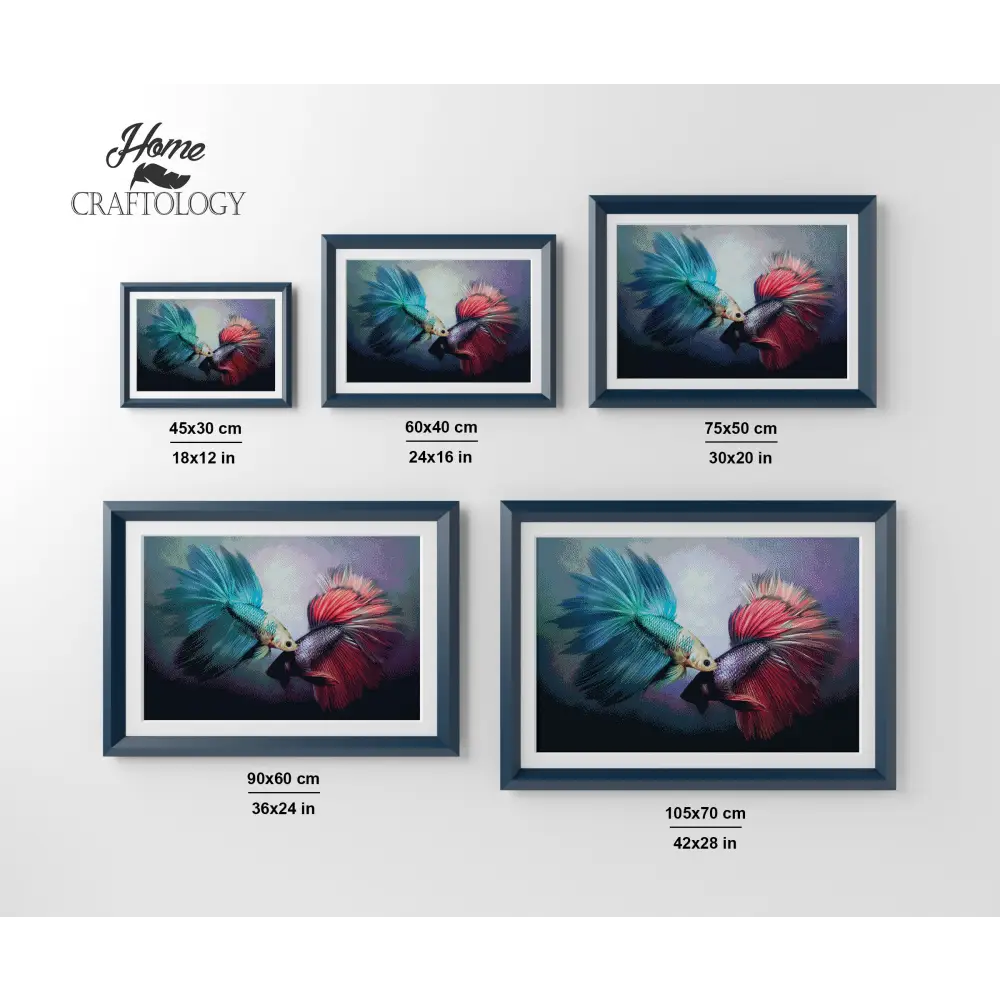 Fish Painting - Premium Diamond Painting Kit - Diamond Painting Kit