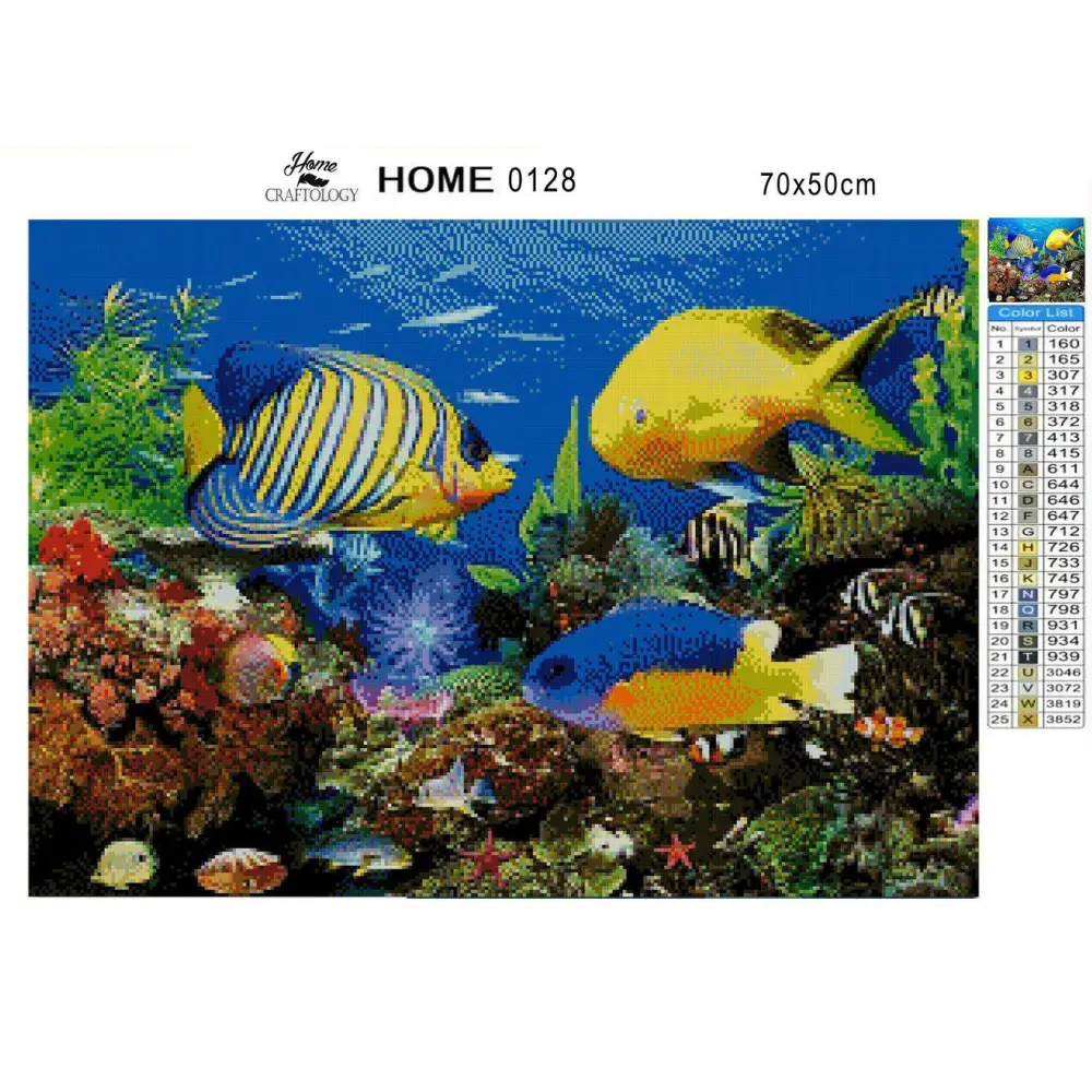 Fishes - Premium Diamond Painting Kit - Diamond Painting Kit