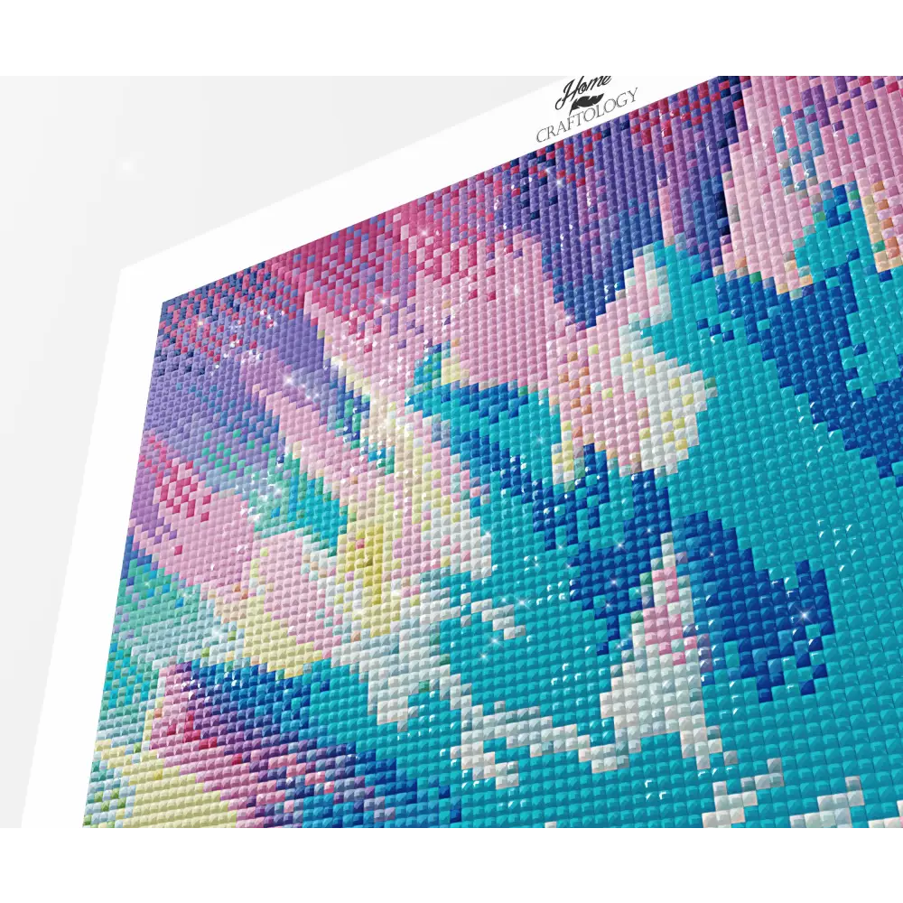 Floating Mountains - Premium Diamond Painting Kit - Diamond Painting Kit