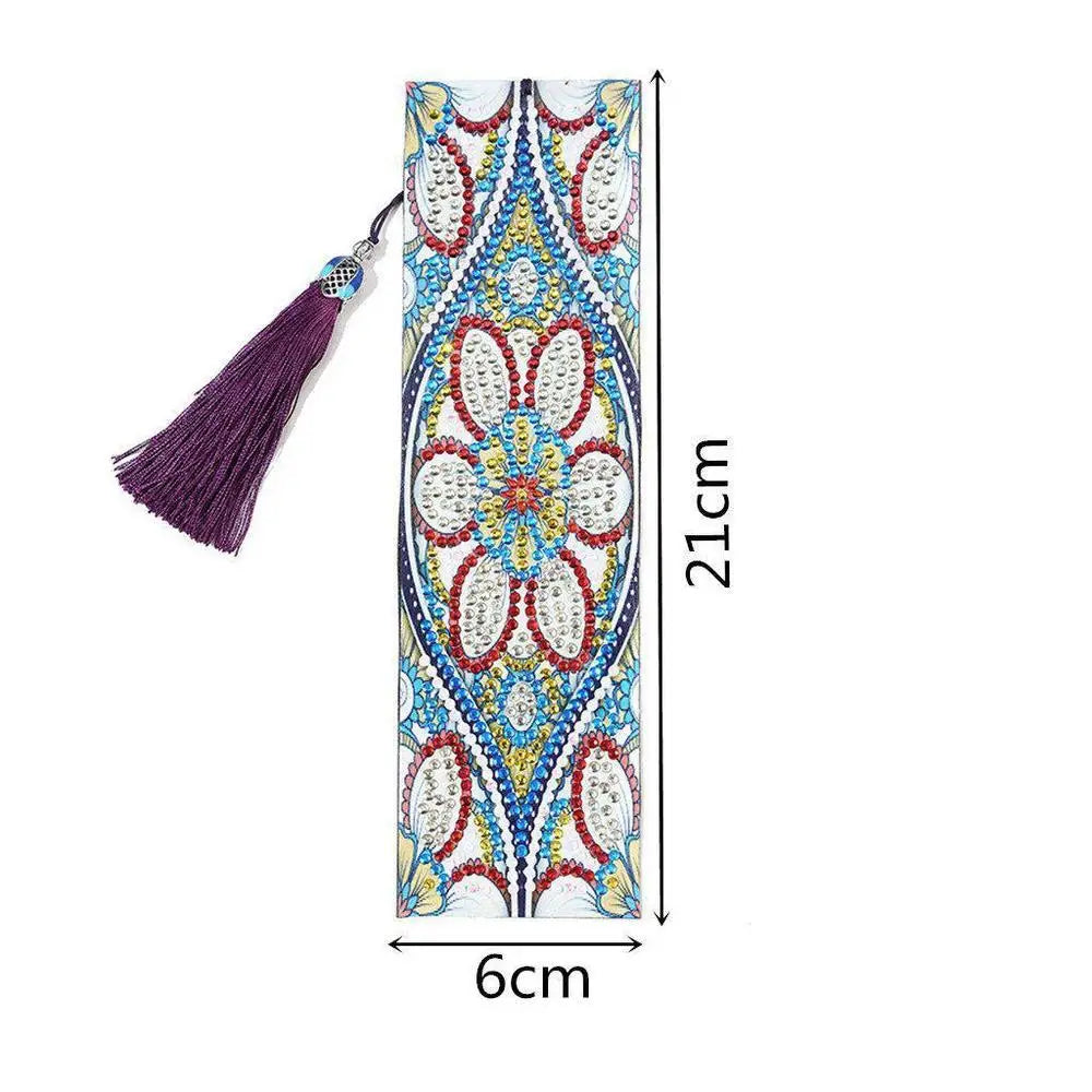Flower - Diamond Painting Bookmark - Bookmark