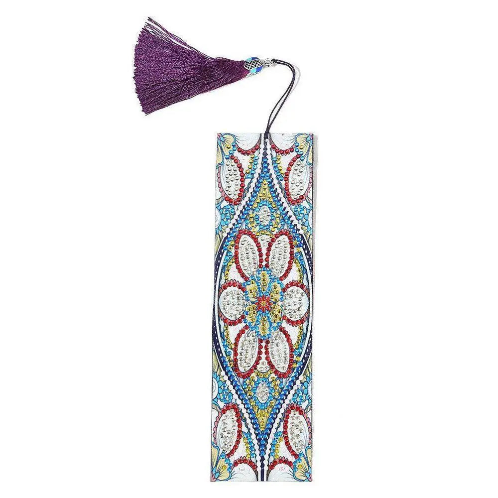Flower - Diamond Painting Bookmark - Bookmark