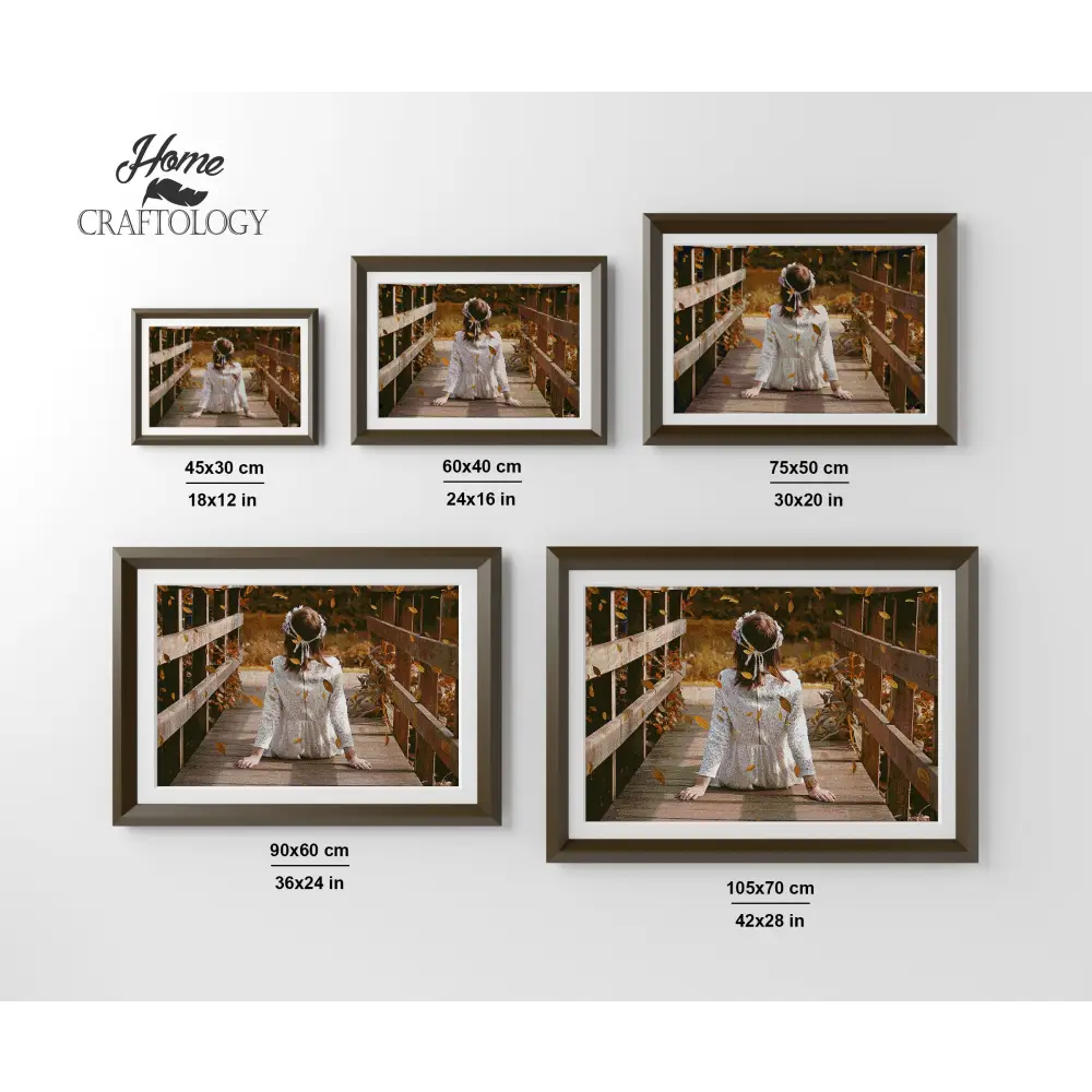 Flower Girl - Premium Diamond Painting Kit - Diamond Painting Kit
