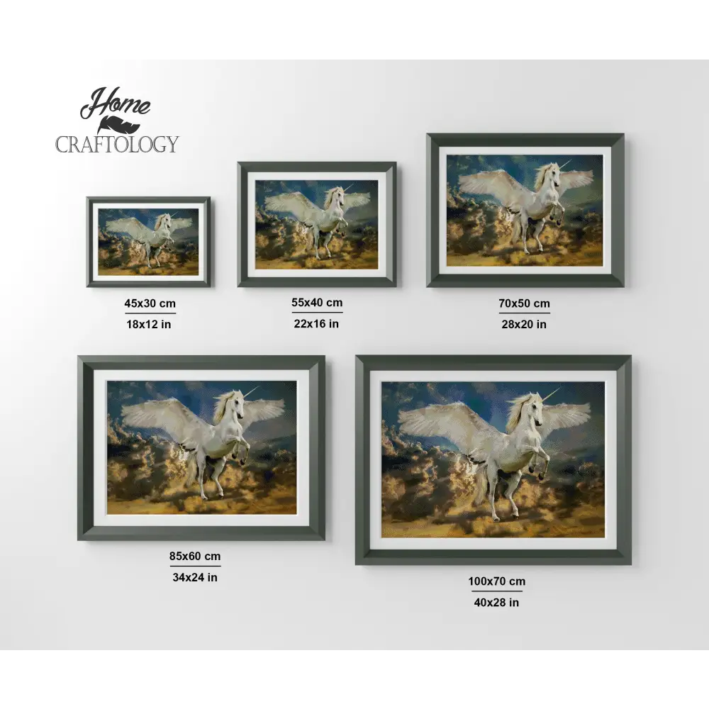 Flying Unicorn - Premium Diamond Painting Kit - Diamond Painting Kit