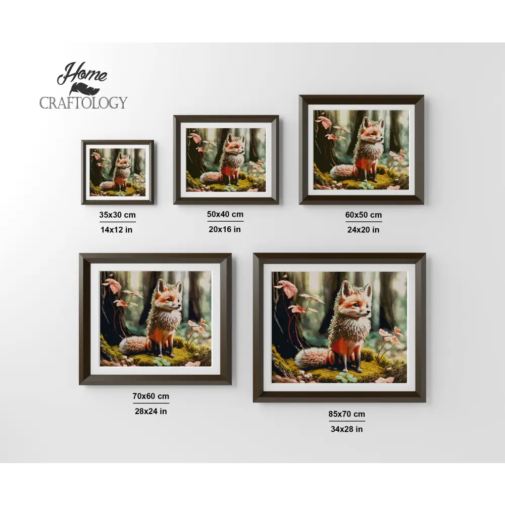 Forest Fox - Premium Diamond Painting Kit - Diamond Painting Kit