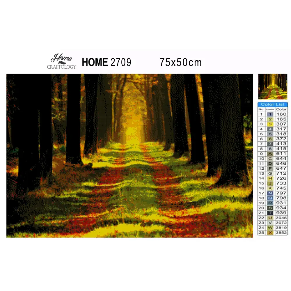 Forest Path - Premium Diamond Painting Kit - Diamond Painting Kit