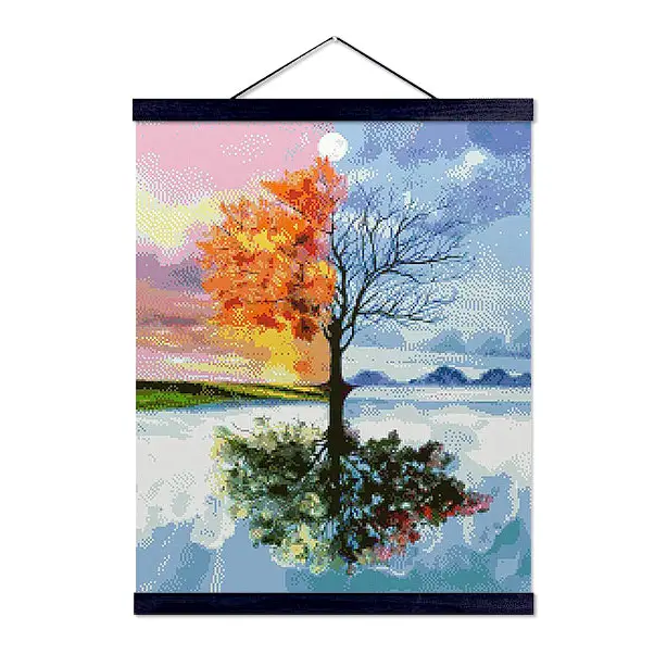 Four Seasons - Exclusive Premium Diamond Painting Kit - Diamond Painting Kit