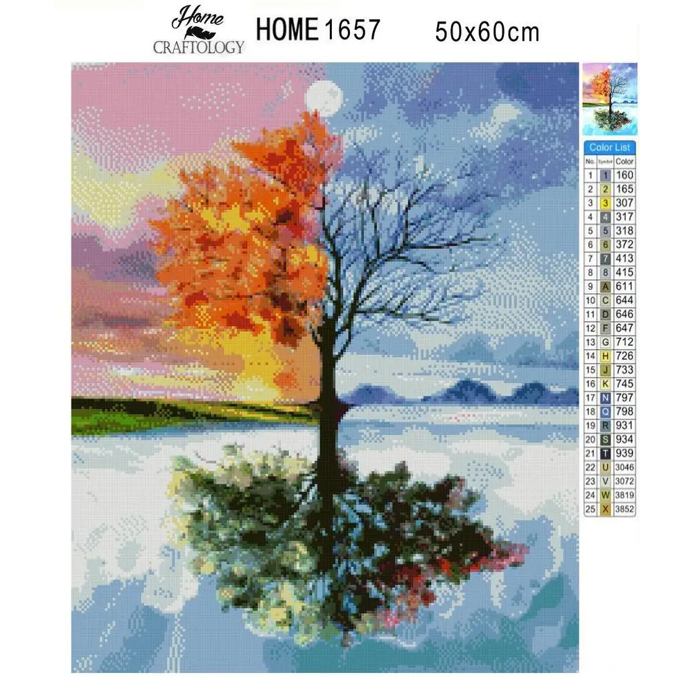 Four Seasons - Exclusive Premium Diamond Painting Kit - Diamond Painting Kit