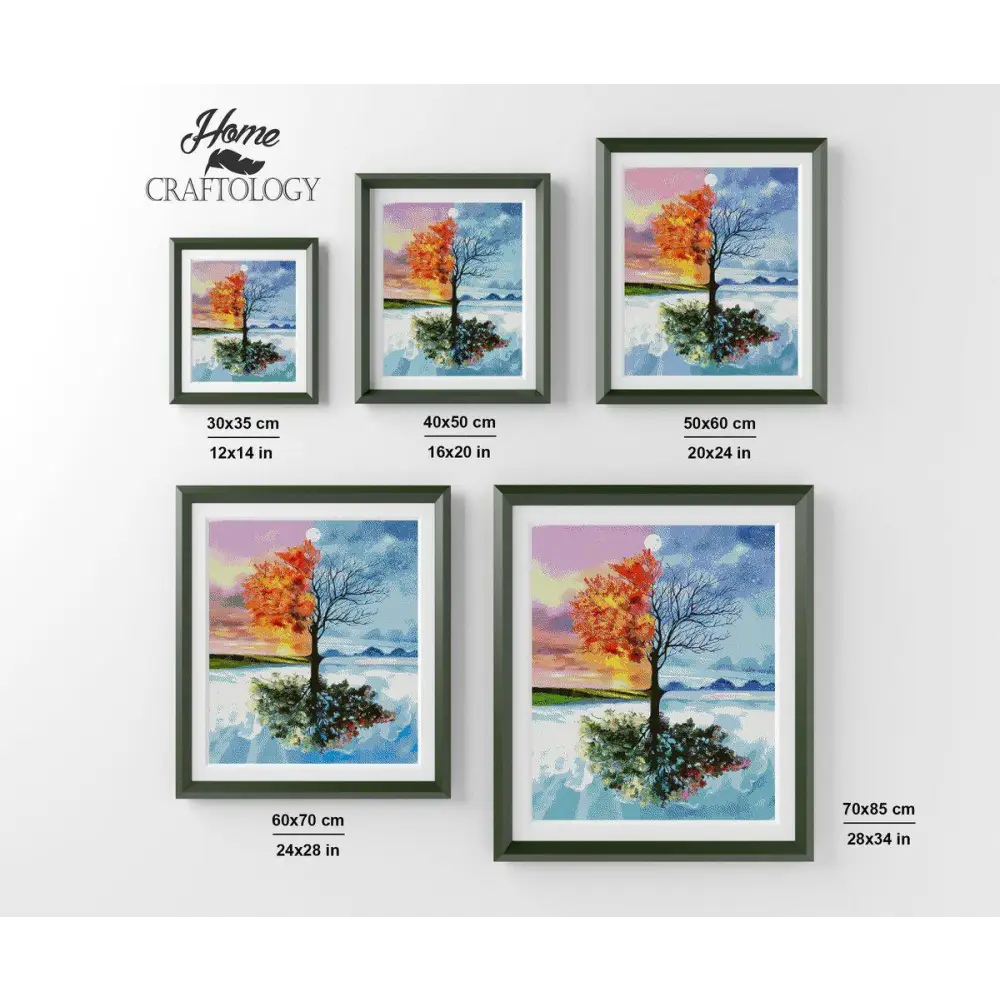 Four Seasons - Exclusive Premium Diamond Painting Kit - Diamond Painting Kit