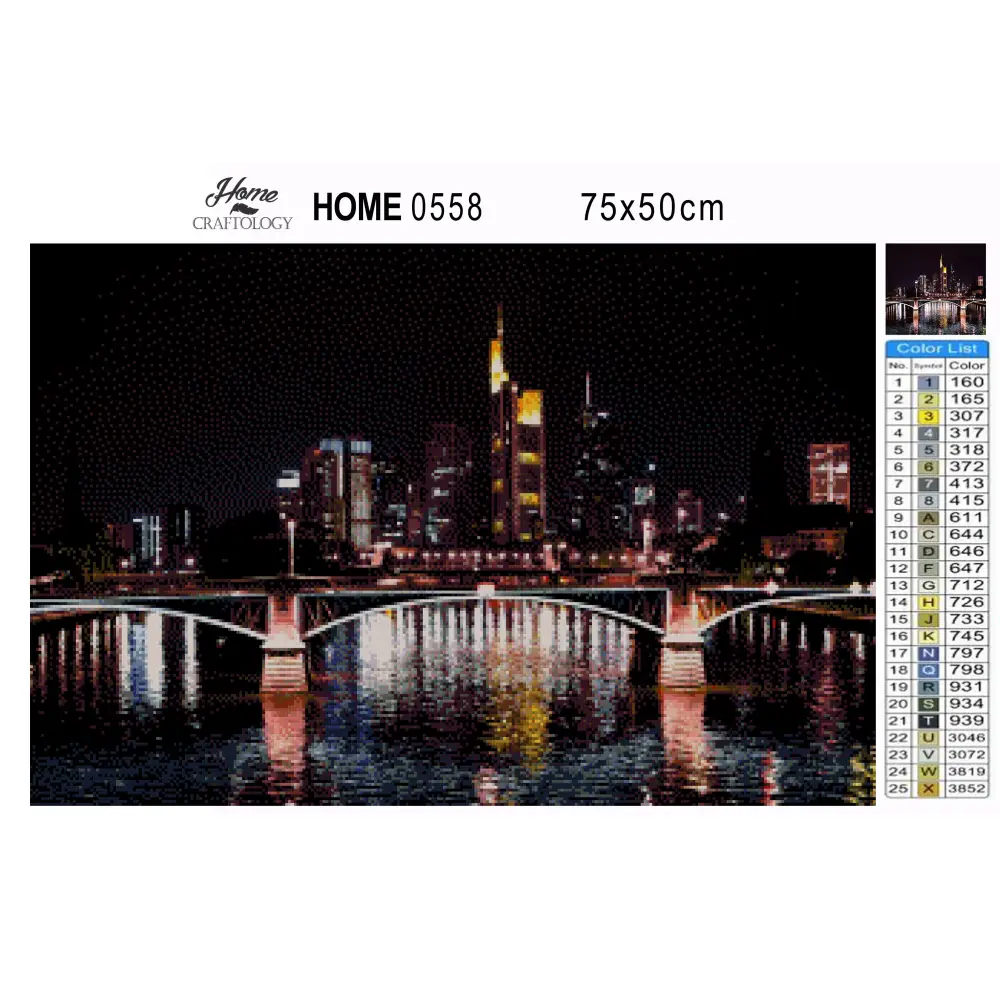 Frankfurt - Premium Diamond Painting Kit - Diamond Painting Kit