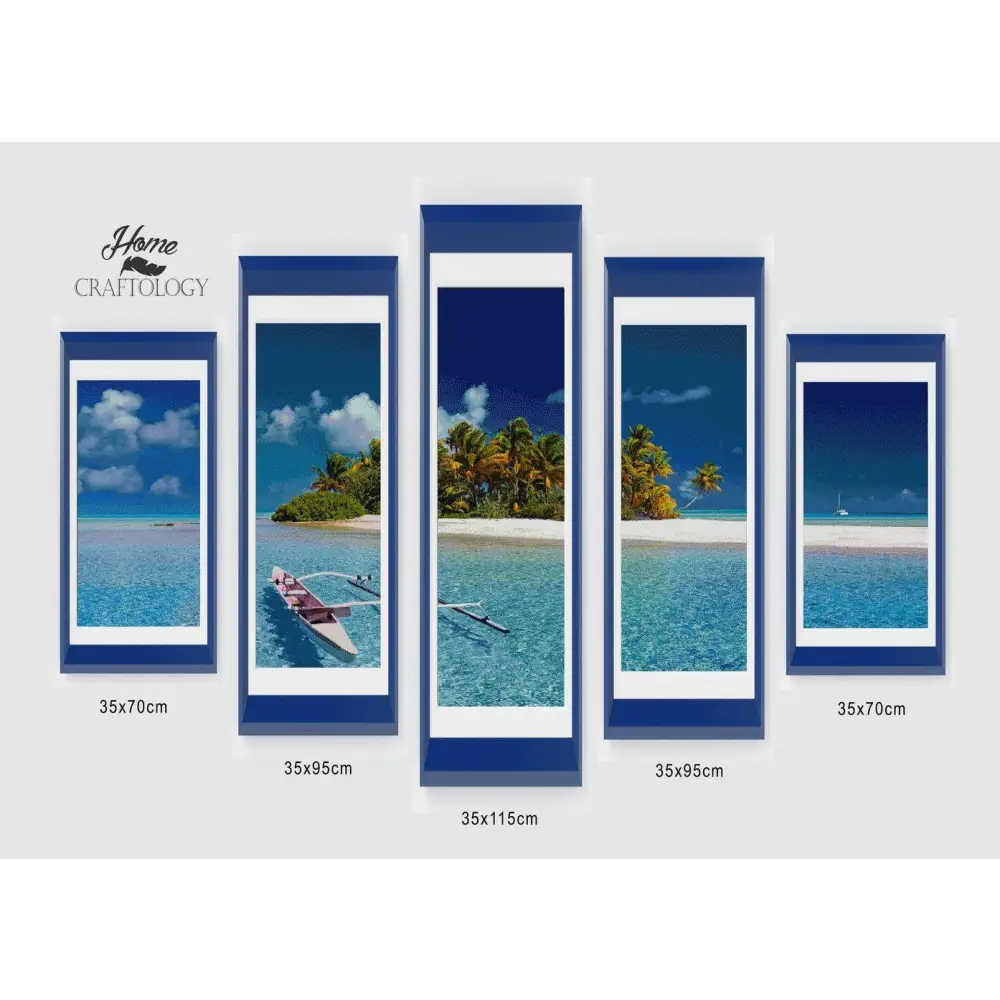 French Polynesia Panel - Diamond Painting Panels - Large / Square - Diamond Painting Cross Stitch