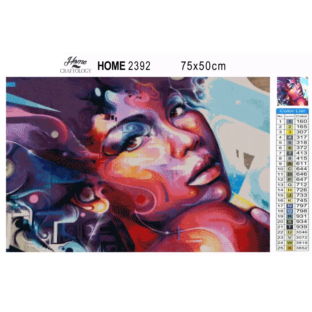 Girl Painting - Premium Diamond Painting Kit - Diamond Painting Kit