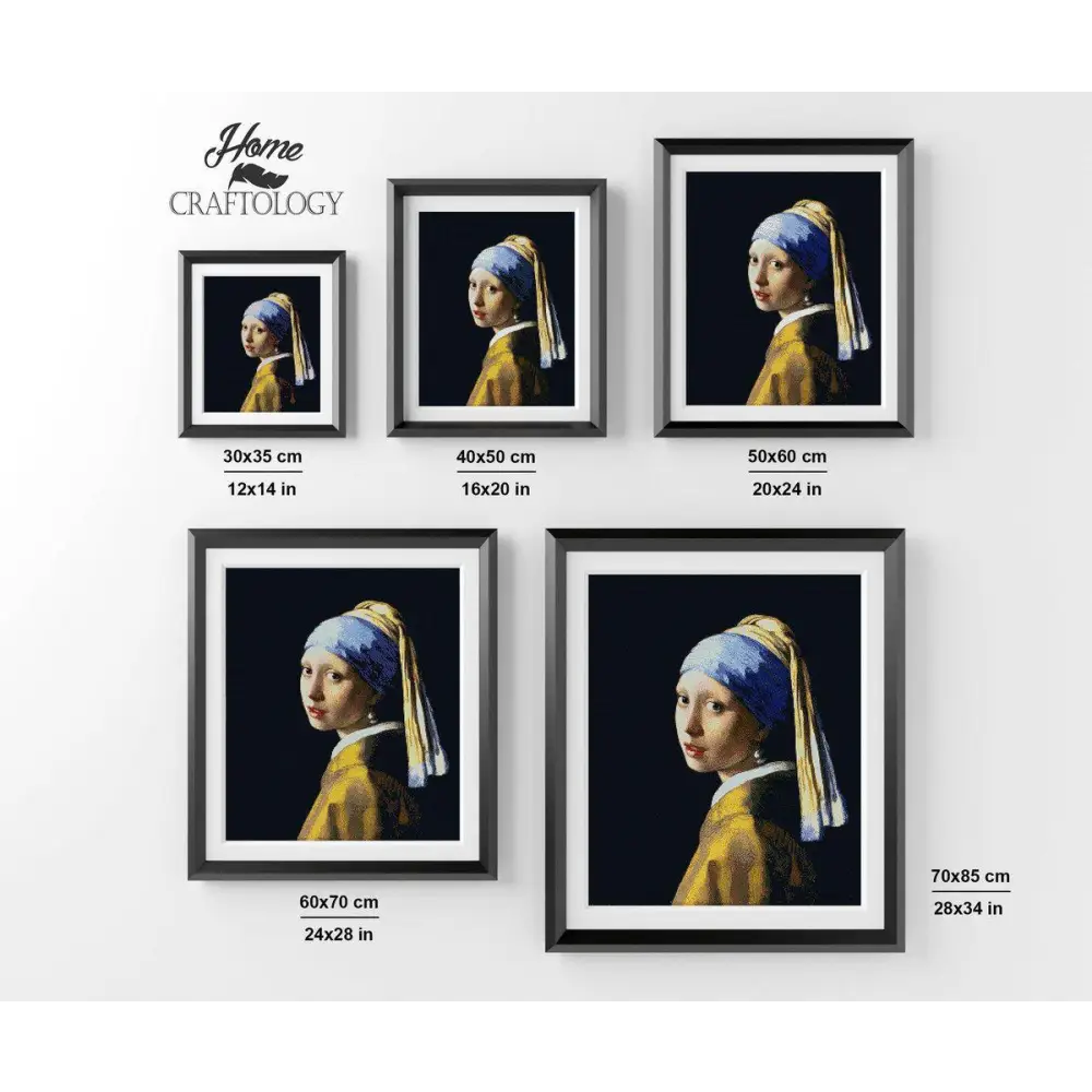 Girl with a Pearl Earring - Premium Diamond Painting Kit - Diamond Painting Kit
