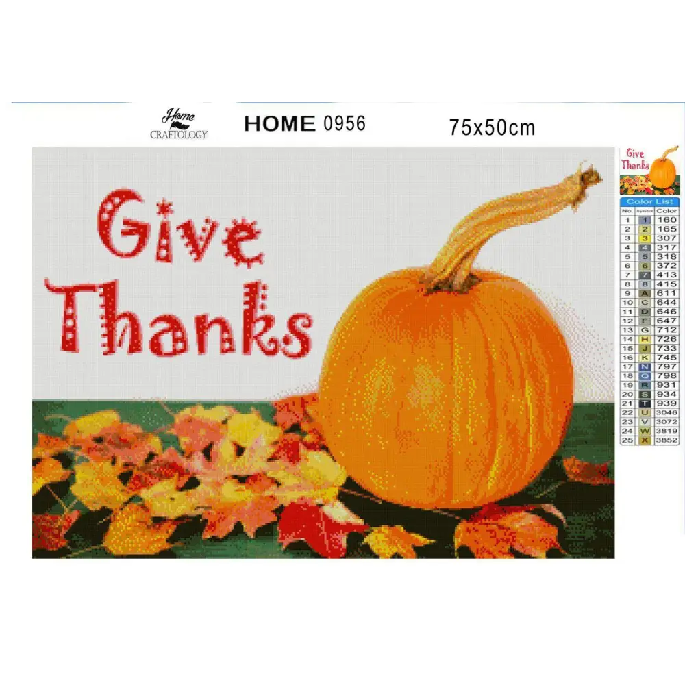 Give Thanks - Diamond Painting Kit - Home Craftology
