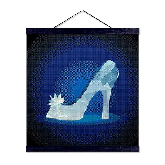 Glass Slipper - Exclusive Premium Diamond Painting Kit - Diamond Painting Kit