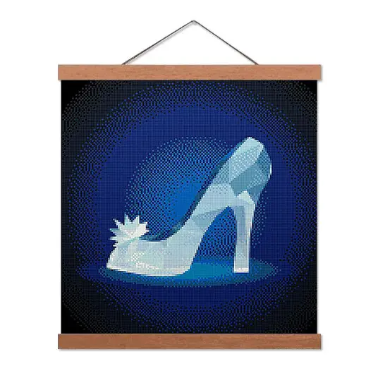 Glass Slipper - Exclusive Premium Diamond Painting Kit - Diamond Painting Kit