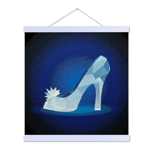 Glass Slipper - Exclusive Premium Diamond Painting Kit - Diamond Painting Kit