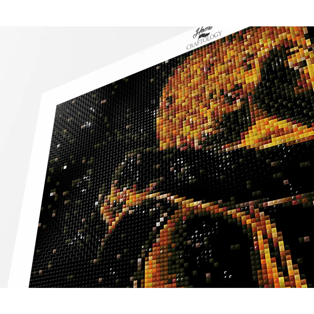 Glowing and Kissing Couple - Premium Diamond Painting Kit - Diamond Painting Kit