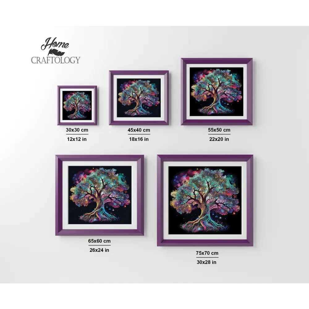 Glowing Tree - Premium Diamond Painting Kit - Diamond Painting Kit