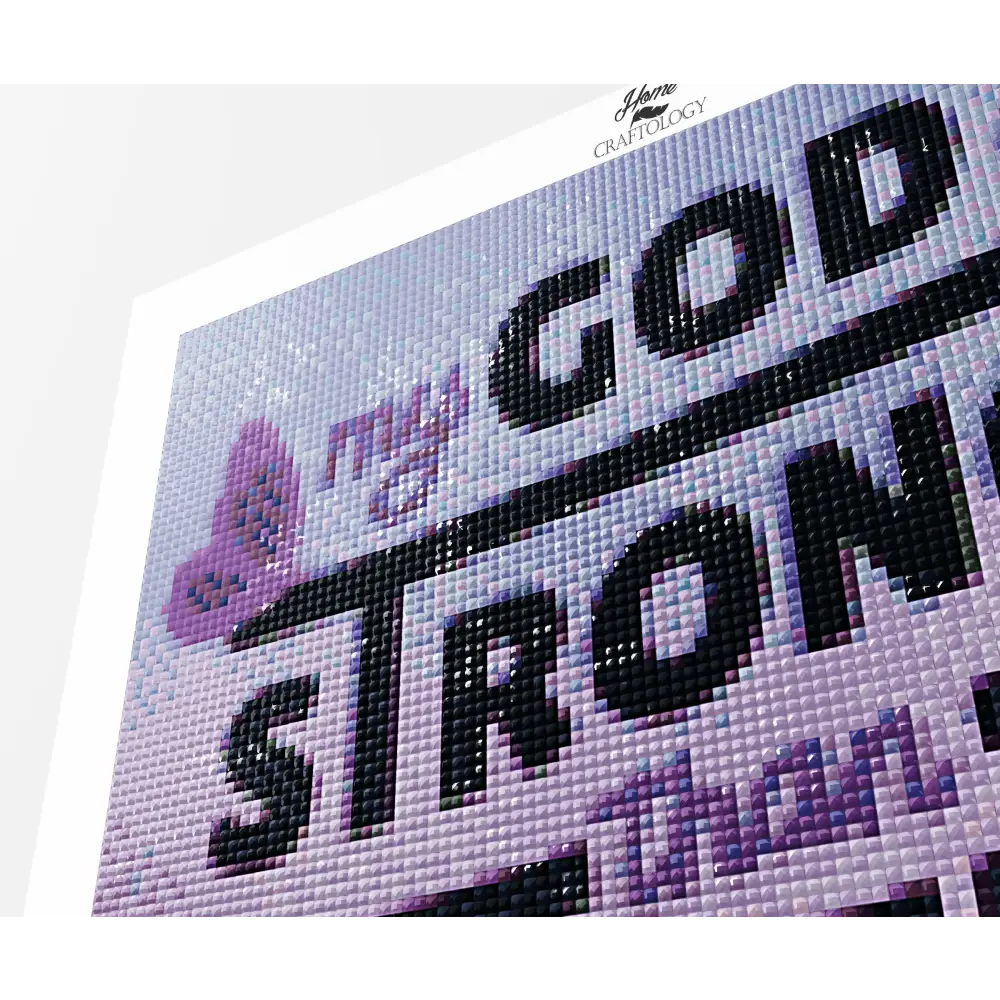 God is Stronger - Premium Diamond Painting Kit - Diamond Painting Kit